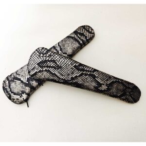 Funda de abanico de piel serpent