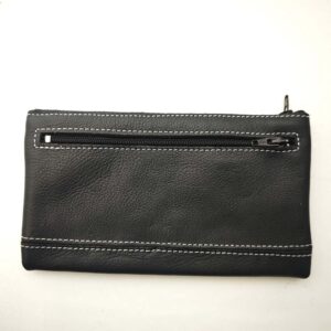 Monedero tarjetero de piel negro