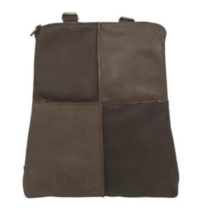 Mochila de piel marrón