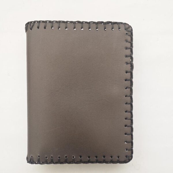 Cartera billetero de piel marrón