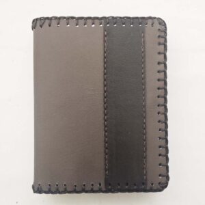 Cartera billetero de piel marrón