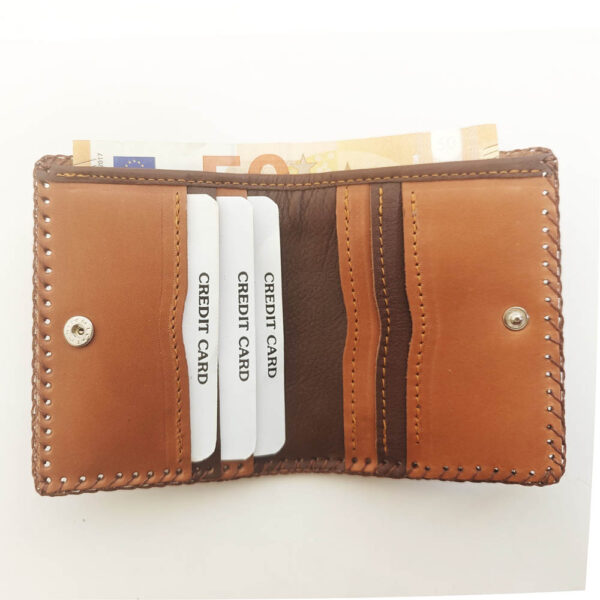 Cartera billetera con monedero camel
