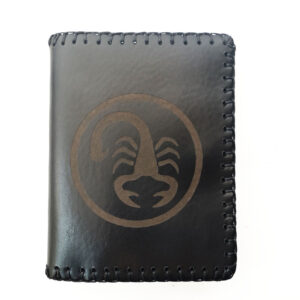 Cartera billetero de piel negro