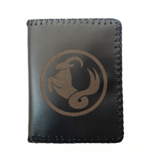 Cartera billetero de piel negro