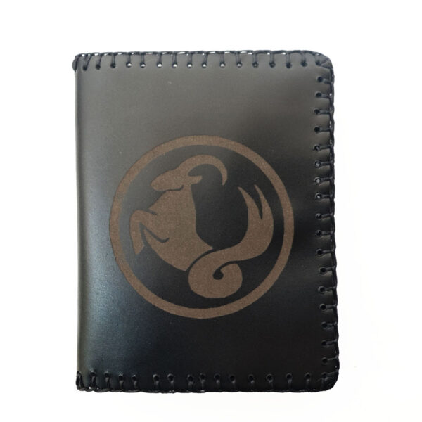 Cartera billetero de piel negro